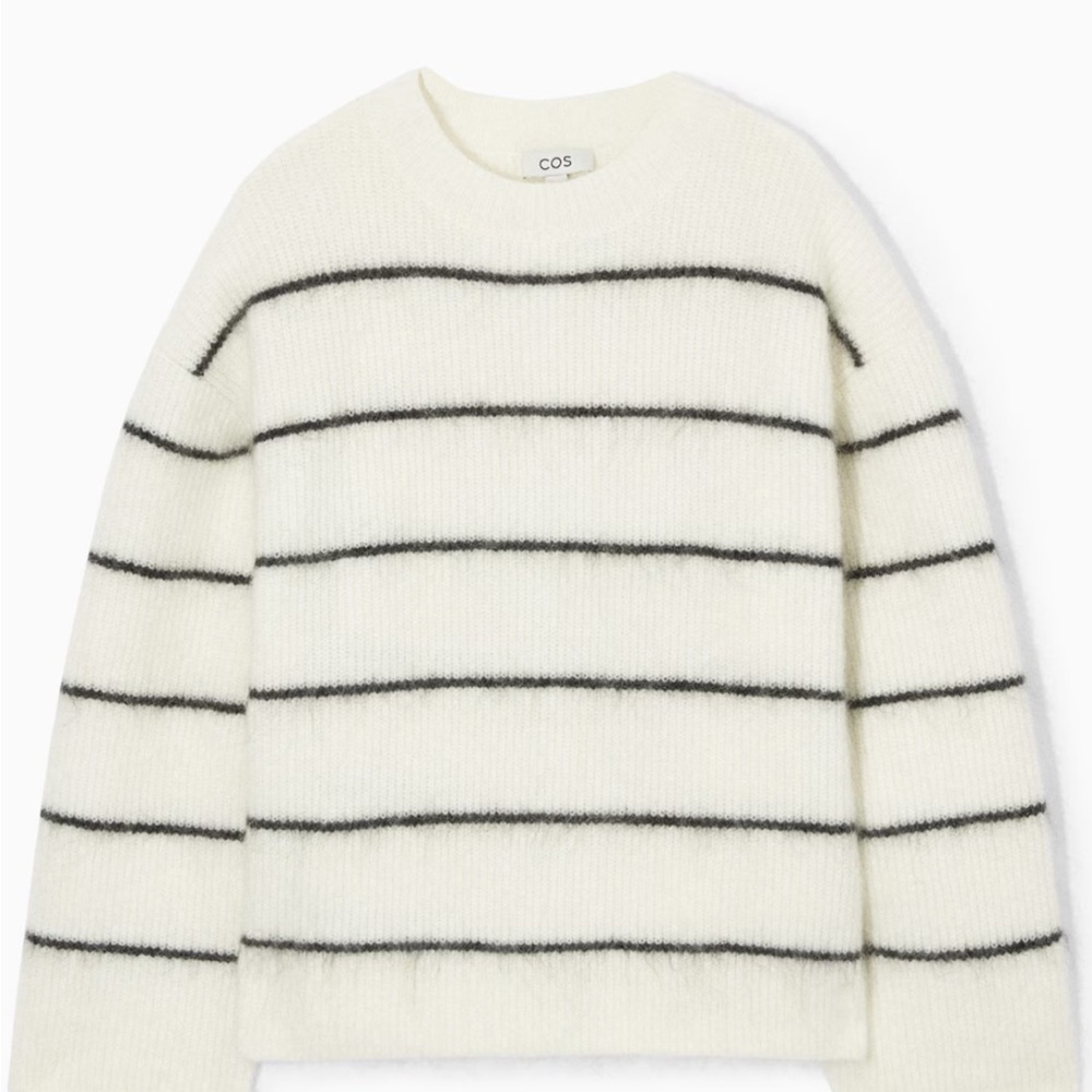 COS TEXTURED MOHAIR-BLEND SWEATER